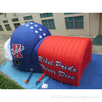 2015 new fashioned Inflatable helmet tunnel /inflatable caterpillar tunnel